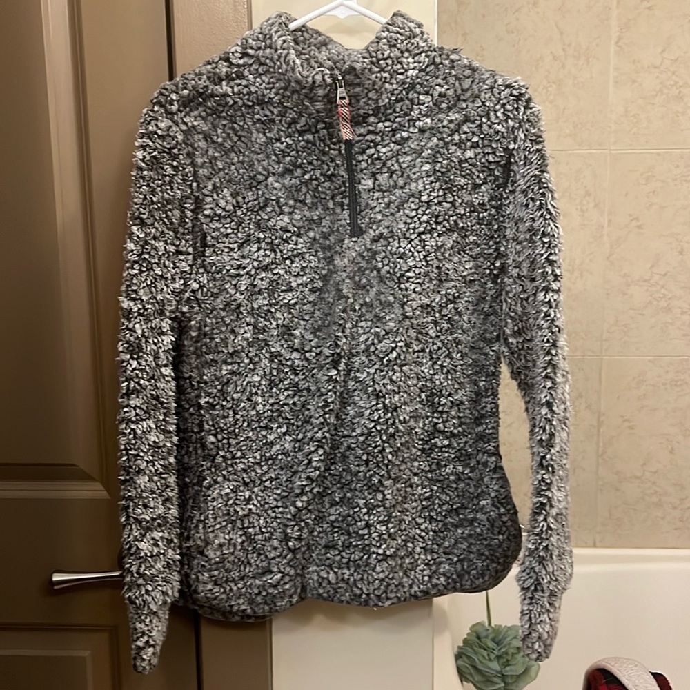 Fuzzy 3/4 Zip